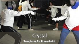  Presentation with sword - Slides with close up of a hand holding a nut and a trusting chipmunk feeding note soft focus at 100 best at smaller sizes background and a ocean colored foreground