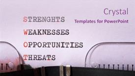  Presentation with concept - Amazing slides having swot-concept-written backdrop and a sky blue colored foreground