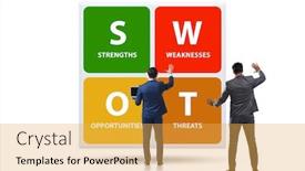  Presentation with concept - Beautiful PPT theme featuring swot-technique-concept-for-business backdrop and a yellow colored foreground