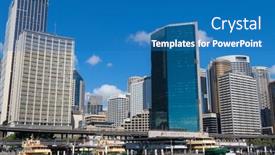  Presentation with tall buildings - Audience pleasing PPT theme consisting of sydney-australia-april-2016-sirius backdrop and a teal colored foreground