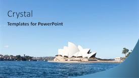  Presentation with australia opera - Theme having sydney-australia-august-15-2014 background and a light blue colored foreground