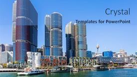  Presentation with sydney - Colorful presentation theme enhanced with sydney-australia-march-30-2018 backdrop and a light blue colored foreground