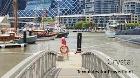  Presentation with sydney - Cool new theme with sydney-new-south-wales-australia backdrop and a light gray colored foreground