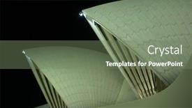  Presentation with sydney - Colorful theme enhanced with sydney-opera-house backdrop and a violet colored foreground