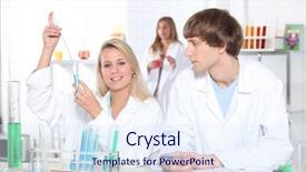  Presentation with science - Beautiful PPT layouts featuring syllabus - science students in laboratory backdrop and a  colored foreground