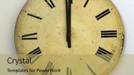  Presentation with happy new year - Colorful theme enhanced with sylvester - midnight - happy new year backdrop and a yellow colored foreground