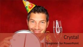  Presentation with new years eve - Presentation having medical ultra sound - ultrasound fetus at 12 weeks background and a dark gray colored foreground