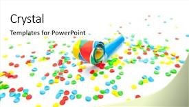  Presentation with utensils - Theme featuring sylvester - various party utensils all background and a white colored foreground