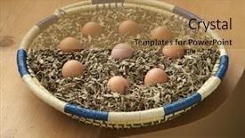  Presentation with leaves - Slide set consisting of symbol for a moroccan wedding background and a coral colored foreground