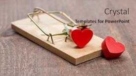  Presentation with heart disease and heartbeat symbol - PPT layouts enhanced with symbol-in-shape-of-heart background and a  colored foreground