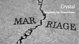  Presentation with crack - Amazing slide deck having refinery with city central business backdrop and a  colored foreground.