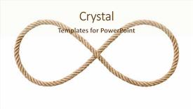  Presentation with infinity - PPT layouts consisting of symbol of infinity -rope background and a cream colored foreground