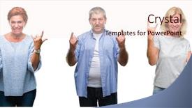  Presentation with sacred geometry symbol collage - Amazing slides having symbol with hands up music backdrop and a  colored foreground