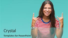  Presentation with arab music - Presentation design enhanced with symbol with hands up music background and a seafoam green colored foreground