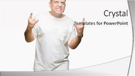  Presentation with arab music - Presentation design consisting of symbol with hands up music background and a  colored foreground