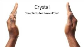  Presentation with racism white hands in modern - Colorful slide deck enhanced with symbolic number - male hands isolated on white backdrop and a  colored foreground