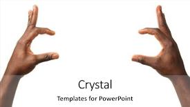  Presentation with racism white hands in modern - Presentation theme having symbolic number - male hands isolated on white background and a white colored foreground