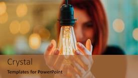  Presentation with business concepts photo - Theme with symbolic-photo-of-a-business background and a red colored foreground