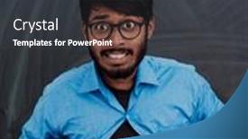  Presentation with superman - Presentation theme having symbolic-photo-of-an-indian background and a dark gray colored foreground