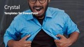  Presentation with superman - Presentation theme having symbolic-photo-of-an-indian background and a dark gray colored foreground