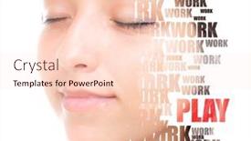  Presentation with asian - Slide deck with symbolic-portrait-of-a-dreaming background and a lemonade colored foreground