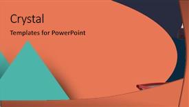  Presentation with composite - PPT theme consisting of symmetrical - digital composite of composite background and a coral colored foreground