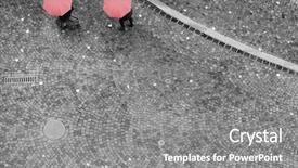  Presentation with hidden - Colorful PPT theme enhanced with symmetry - overhead shot of a cobblestone backdrop and a  colored foreground