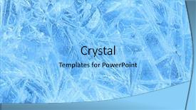  Presentation with ice blue - Beautiful slide deck featuring symmetry nature - blue ice abstract natural background backdrop and a light blue colored foreground