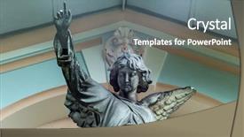  Presentation with sympathy card - Amazing PPT theme having sympathy card - guardian angel on a grave backdrop and a gray colored foreground