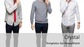  Presentation with metrics cloud collage business - PPT theme consisting of symptom for cold or bronchitis background and a  colored foreground