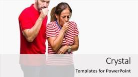  Presentation with loving hearts love heart candy - Amazing PPT layouts having symptom for cold or bronchitis backdrop and a white colored foreground