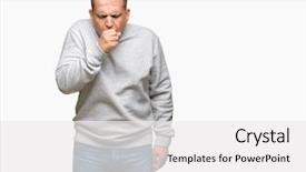  Presentation with arabic music arab man playing - Audience pleasing slide deck consisting of symptom for cold or bronchitis backdrop and a white colored foreground