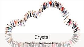  Presentation with culture diversity - Amazing theme having synchronization - office culture people diversity backdrop and a sky blue colored foreground