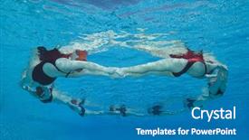  Presentation with circle - Colorful PPT theme enhanced with gift box with one hundred euro banknotes backdrop and a tawny brown colored foreground