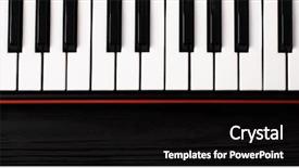  Presentation with space wormhole or black - Slide deck enhanced with synthesizer keyboard on black wooden background and a black colored foreground