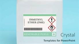  Presentation with natural gas - Slides featuring synthetic-fuel-made-from-natural background and a sky blue colored foreground