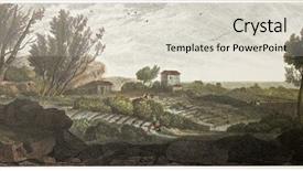  Presentation with old london - Cool new slide set with syracuse greek theatre ruins old backdrop and a lemonade colored foreground