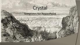  Presentation with journal - Presentation having syria - damascus old view created background and a light gray colored foreground