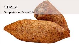  Presentation with snack - Slide set with syria - quibe brazilian snack background and a lemonade colored foreground