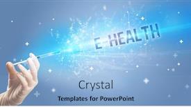  Presentation with medical hand - Slide deck consisting of syringe-medical-injection-in-hand background and a light blue colored foreground