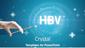  Presentation with virus - Audience pleasing PPT layouts consisting of syringe-needle-with-virus-vaccine backdrop and a teal colored foreground