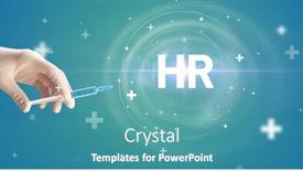  Presentation with vaccine - Presentation theme with syringe-needle-with-virus-vaccine background and a teal colored foreground