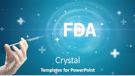  Presentation with fda - Presentation theme with syringe-needle-with-virus-vaccine background and a teal colored foreground