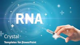  Presentation with vaccine - Presentation consisting of syringe-needle-with-virus-vaccine background and a teal colored foreground