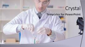  Presentation with legal brief evidence - Audience pleasing slide deck consisting of syringe needles pills - expert criminologist working backdrop and a light gray colored foreground