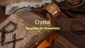  Presentation with bandages - Amazing slide set having syrup drugs - old fashioned medicine bottle backdrop and a tawny brown colored foreground