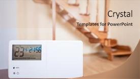  Presentation with smart home - Colorful slide deck enhanced with system climate control smart house backdrop and a lemonade colored foreground