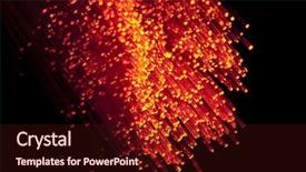  Presentation with fibers - Slide set consisting of system dynamics - bunch of optical fibers dynamic background and a wine colored foreground