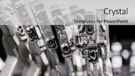  Presentation with chaos - Presentation design consisting of system dynamics - chaos and confusion background and a  colored foreground