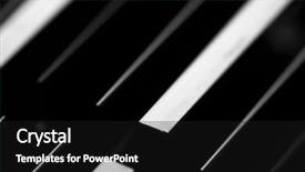  Presentation with heat - Presentation design featuring system dynamics - cooling fin macro abstract high background and a dark gray colored foreground